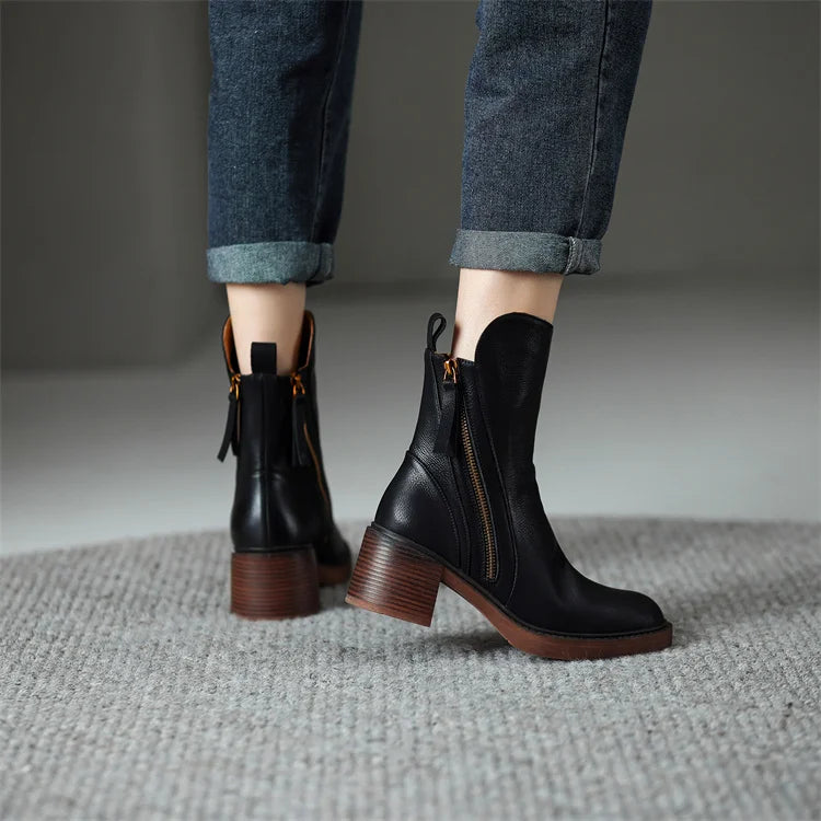 Block Heel Bootie