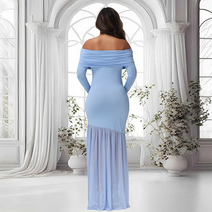 Amara Soft-Drape Maternity Gown