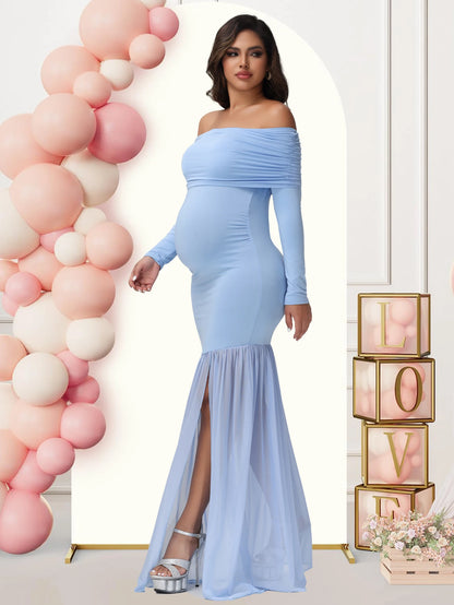 Amara Soft-Drape Maternity Gown