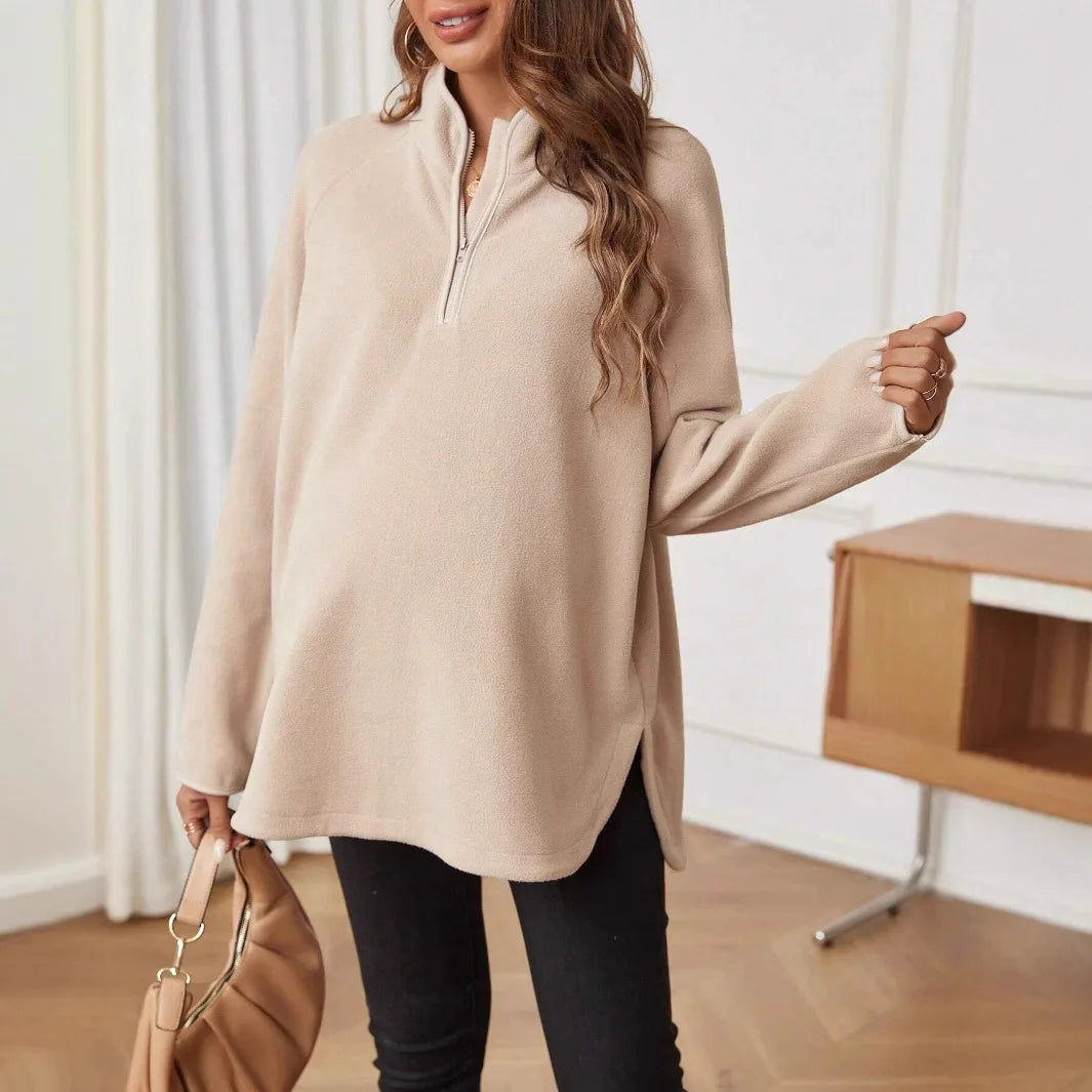 Celia Polar Fleece Sweatshirt Maternity