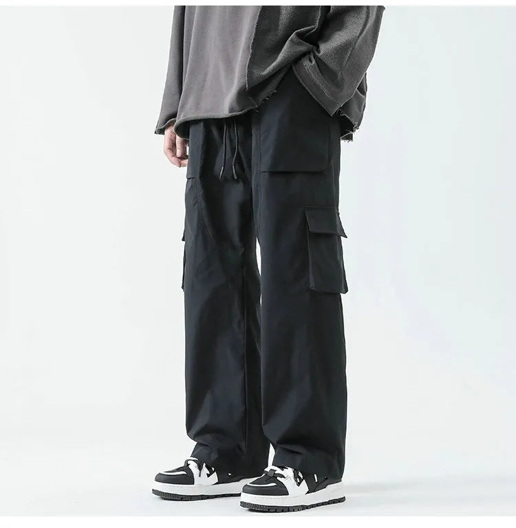 Drawstring Cargo Pants