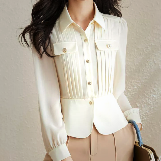 Elara Pleated Detail Shirt