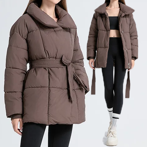 Belted Puffer Jacket